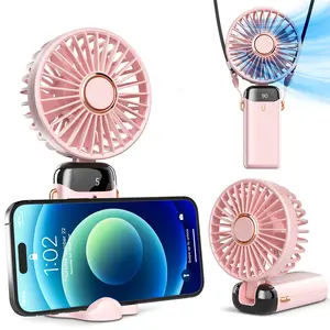 Portable Handheld Fan - Mini, Foldable, USB Rechargeable, ldeal for Travel & Outdoor Activities