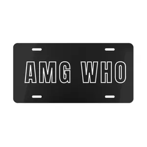 AMG WHO Plate Cover