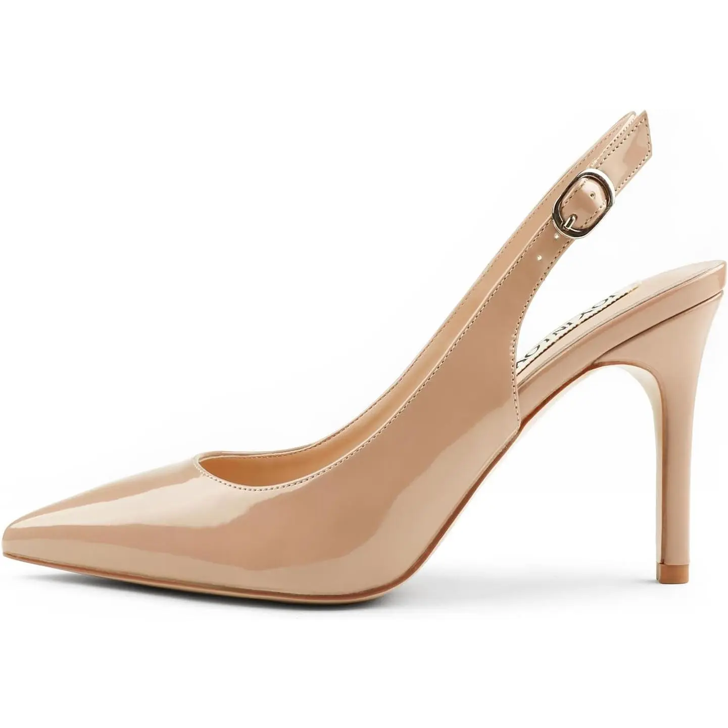 Womens Slingback High Heels Stiletto Pointed Closed Toe Pumps