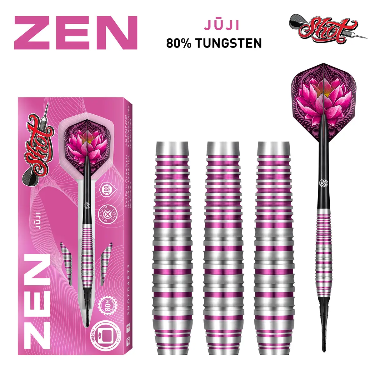 Shot Darts Zen Juji Soft Tip Dart Sets