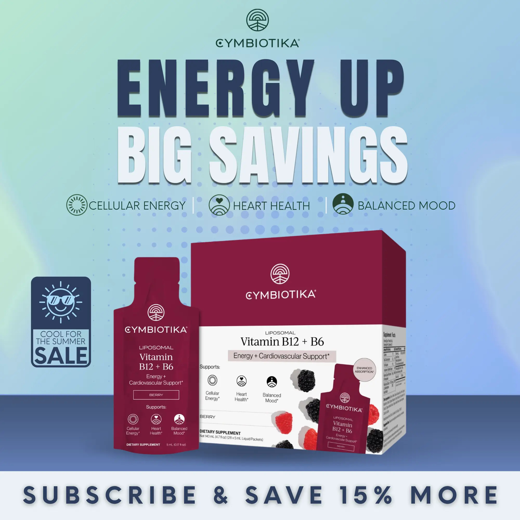 Liposomal Vitamin B12 + B6 | 28 Packets | Cellular Energy, Brain & Nerve Health | Cardiovascular Support | Dual B12: Methylcobalamin + Adenosylcobalamin | Active P5P & Methylfolate | Vegan | Third-Party Tested