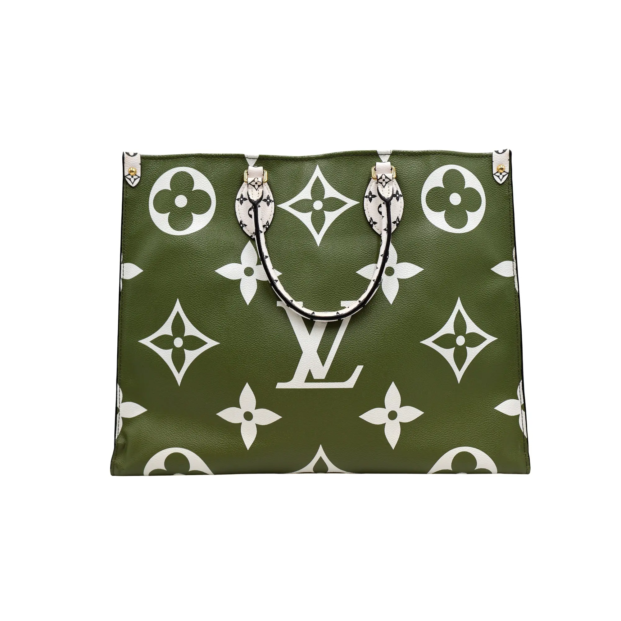Pre-owned Louis Vuitton canvas Shoulder Bags Reverse Monogram Giant Onthego GM Tote Bag (4900000145557)