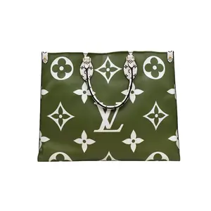 Pre-owned Louis Vuitton canvas Shoulder Bags Reverse Monogram Giant Onthego GM Tote Bag (4900000145557)