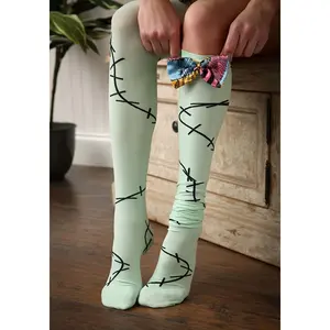 Nightmare Before Christmas Sally Women's Over The Knee Socks