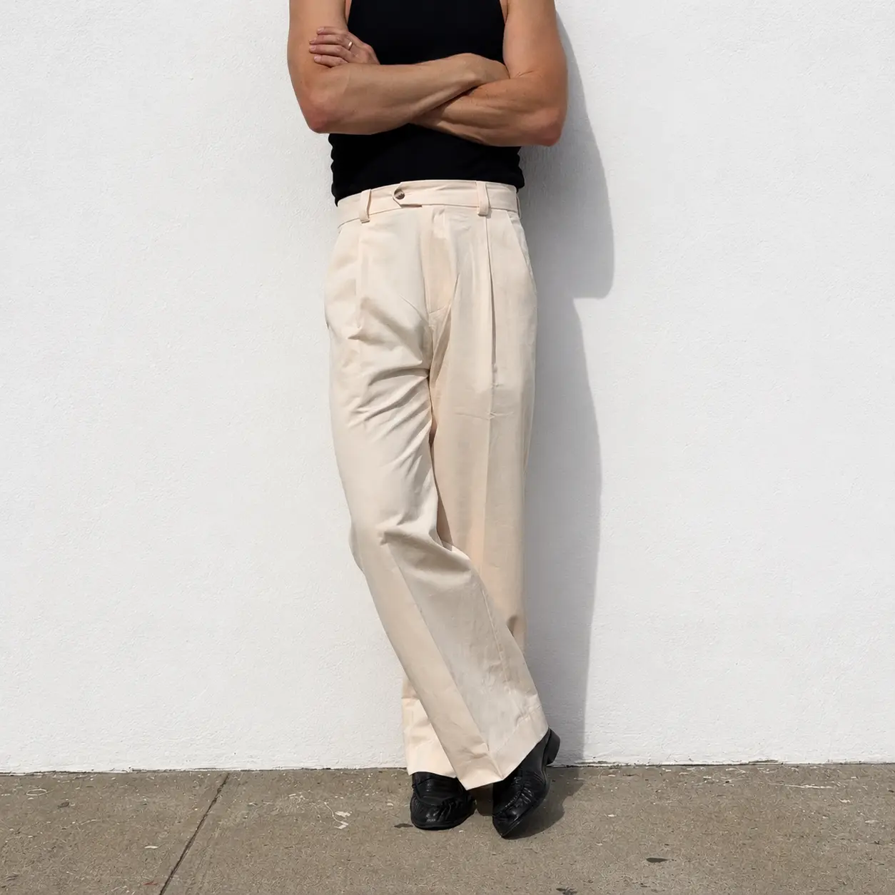The Uni High-Waisted Pleated Trouser