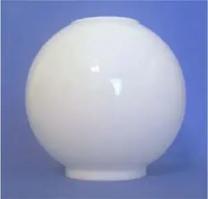 White Opal Ball Globe Lamp Shade – 4" Fitter, Available in 8", 9" & 10"