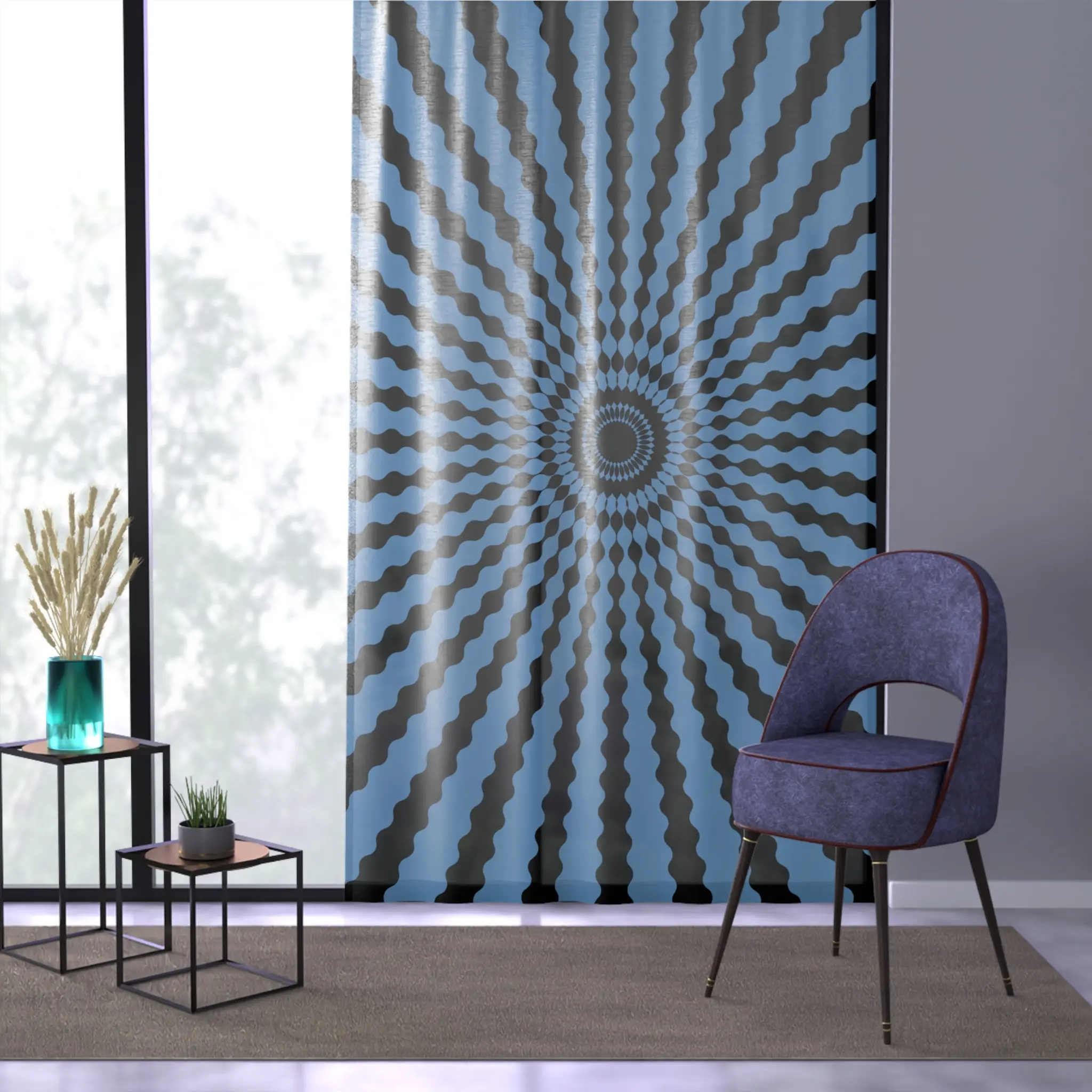 Window Curtain, High Resolution image Variant #8, Home, Apartment, Embassy, Consulate, House, design by Admir Kacamakovic