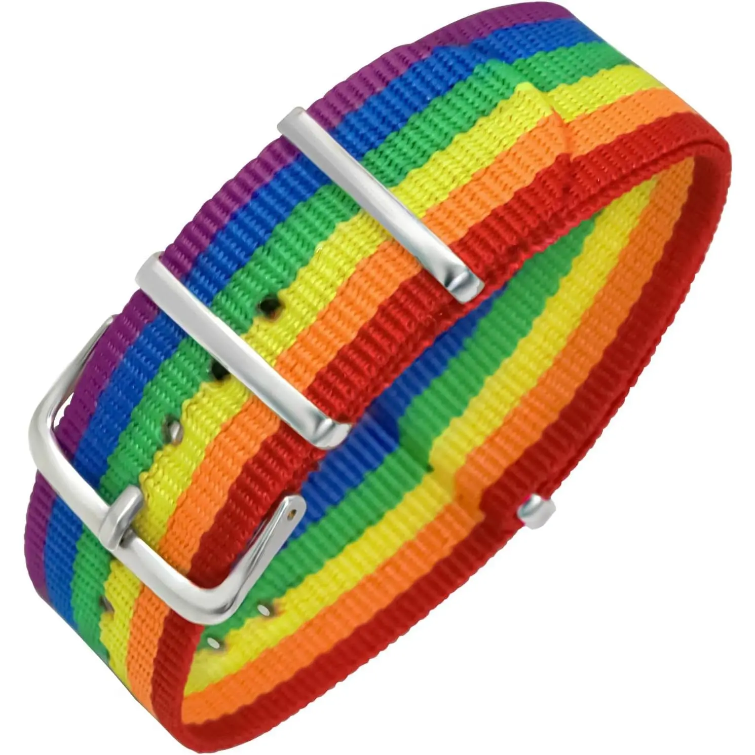 Adjustable LGBT Rainbow Wristband: Pride Bracelet for Women, Men - Suitable for Gay, Lesbian, Bisexual, Nonbinary, Asexual - LGBTQ Pride Accessories
