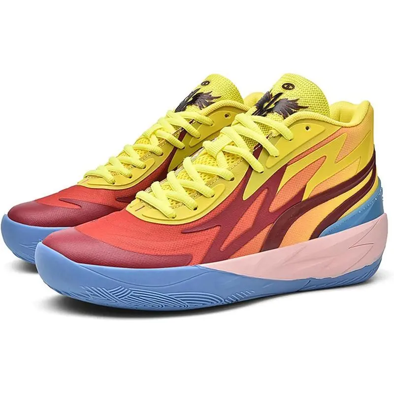 Men's and Women's Basketball Shoes Sports Training Shoes Athletic Running Casual Shoes Two Color Mix and Match Sneakers Men's and Women's Basketball Shoes Sports Training Shoes Athletic Running Casual Shoes Two Color Mix and Match Sneakers
