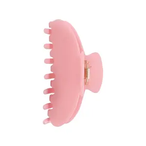 OideGuiing Durable Acetate Hair Clips - 4-Inch Jam Color Claw Clips for Fine and Thick Hair (Jam color)