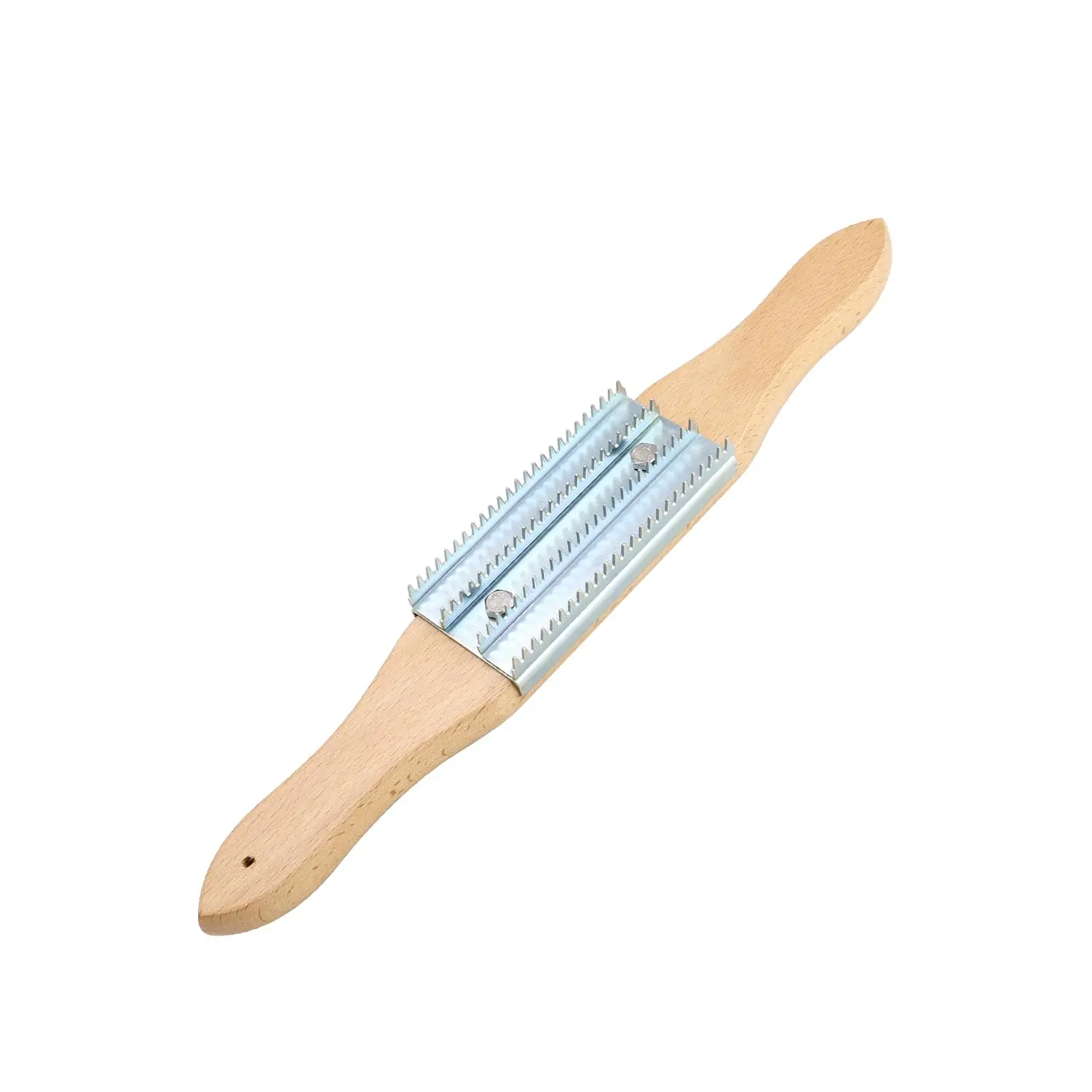 Buffing Wheel Rake - Polishing Compound Rake with Wooden Handle, Buffing Wheel Cleaner for Removing Compound,  1 Pack