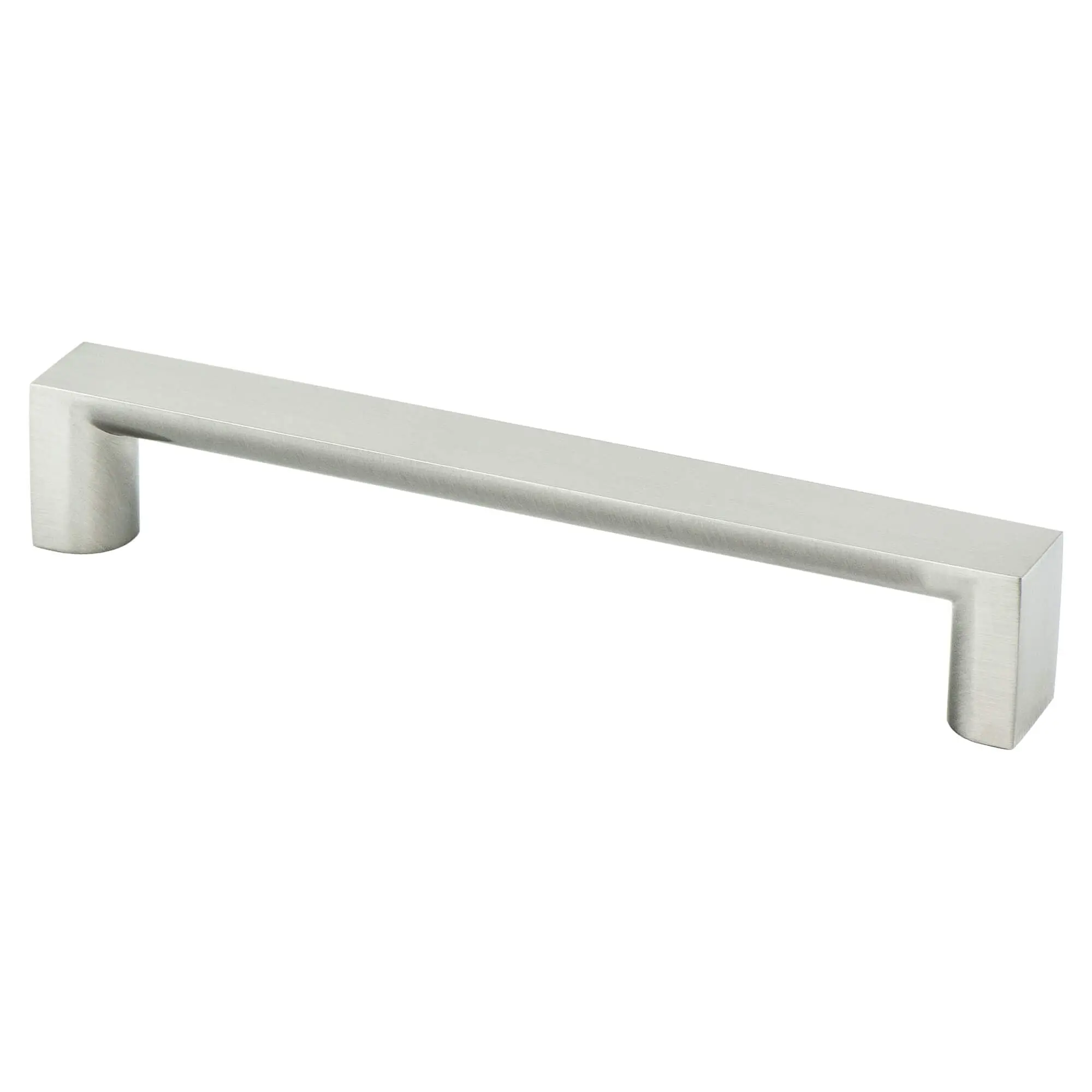 Berenson 2089-4BPN-P 160 mm CC Elevate Pull with Brushed Nickel, Brushed Nickel Hardware, Aluminum Base