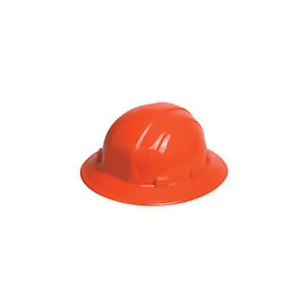 212 MAIN Erb 6PT Fullbrim Pet Safety Hat - Ratchet Fit Adjustment (Adjusts to Head Sizes 6-0.5 to 8), Hi-Vis Design, Sun & Rain Protection (Erb Industries Inc. 19923O Model)