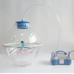 Balloon Stuffing Machine Business PC Material 45x45x30cm Easy Custom Balloon Maker with Anti-Static Oxford Cloth & Air Pipe for Gifts & Decorations