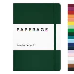 PAPERAGE Lined Journal Notebook, (5.6" x 8"), Premium, 100 GSM Thick Paper, Hardcover Journal & Stationery Office Supplies
