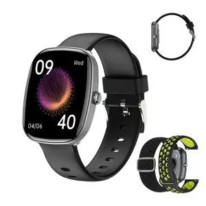 1.83" Smart Watch for Men Women, Fitness Tracker Heart Rate/Sleep Monitor with 100+ Sport Modes, IP68 Waterproof, Pedometer Step Calories Activity Tracker Compatible with iPhone/Android Phones - with two Free Watch Straps