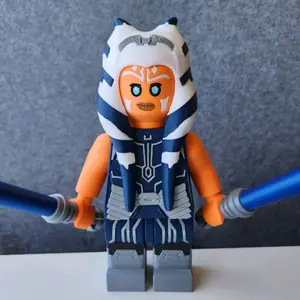 3D Printed Ahsoka Tano Big Bricks - 9 inch Display Piece
