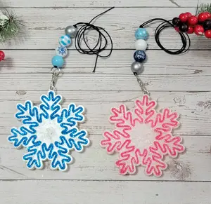 Snow Flake Freshie| Christmas Car Freshies| Car Fresheners| Car Air freshener| Holiday Freshies | Christmas Lights Freshies