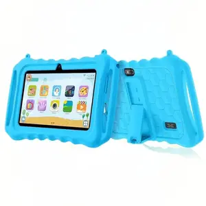 7 Inch Android Tablet with Shockproof Case, WiFi Parental Control, Educational Tablet for Kids, Learning Assistant, Screen