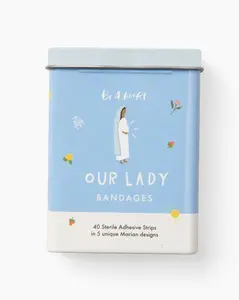 Our Lady Bandages - 40 sterile Adhesive Strips with messages from Mary - First Aid Plasters