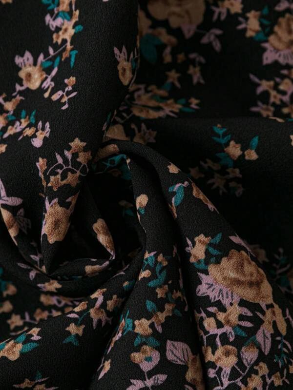 【Plus Size】 Ditsy Floral Print Long Skirt, Floral Printed Skirt, Boho Fashion Casual Skirt for Daily Holiday Vacation Wear, Women Plus Clothing for Summer