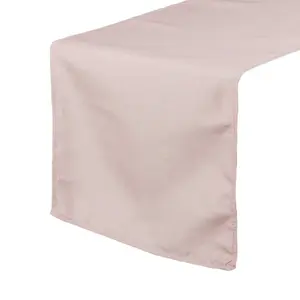 14 x 108 inch Polyester Table Runner Blush