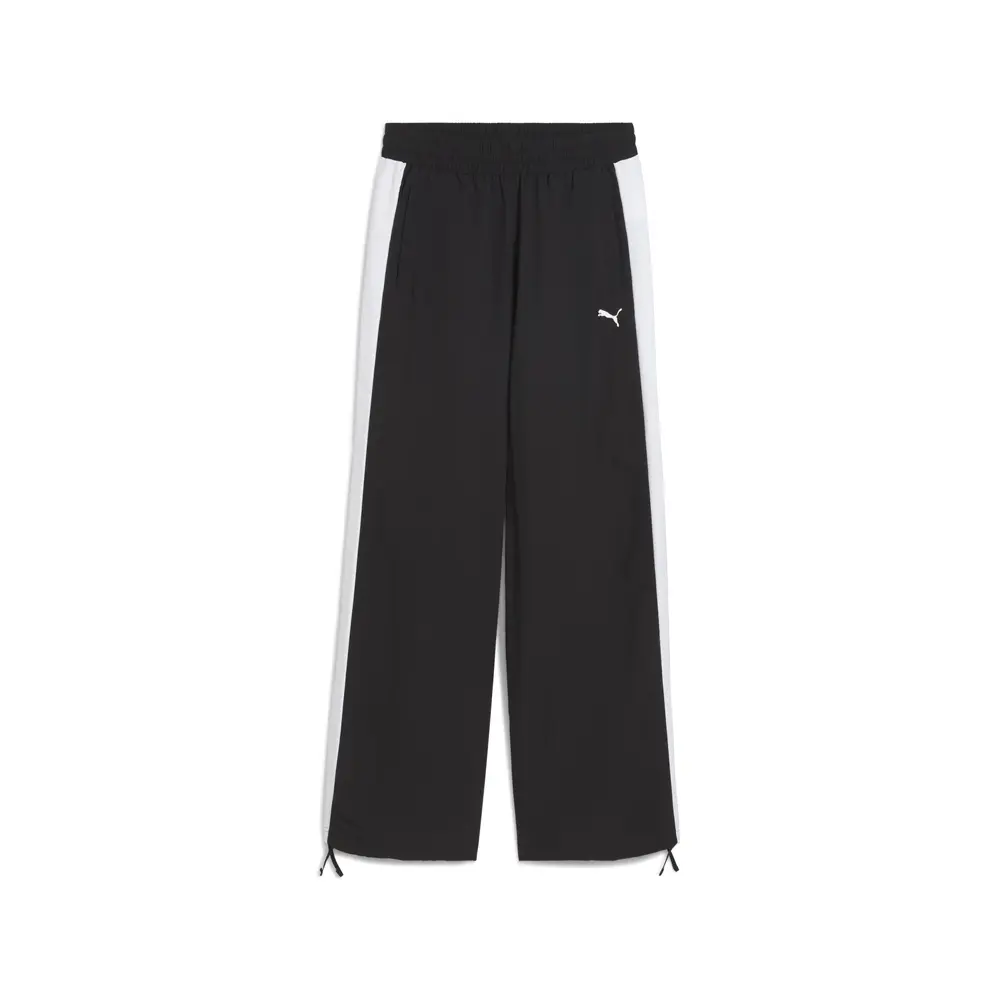 PUMA Womens T7 Relaxed Woven Pants Casual - Black