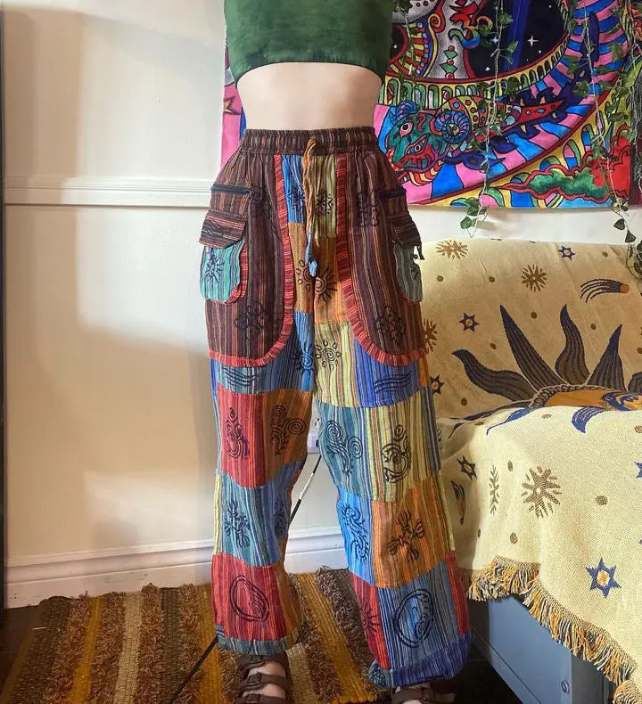 Earth Child Patchwork Pants