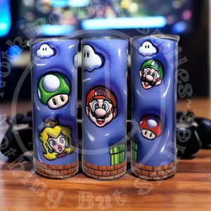 Puffy Mario 20oz Tumbler