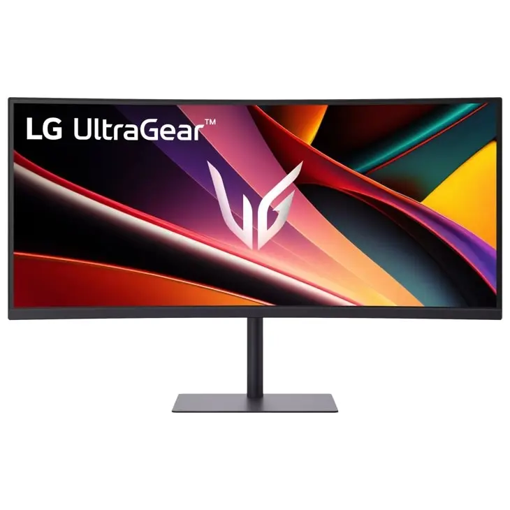 LG 34 Inch UltraGear™ WQHD 1440p 240Hz 1ms AMD FreeSync™ Premium Curved Gaming Monitor with USB Type-C PD 15W