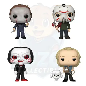 Funko Pop! Scare Fair (Michael, Jason, Billy & Buffalo Bill) Vinyl Figures