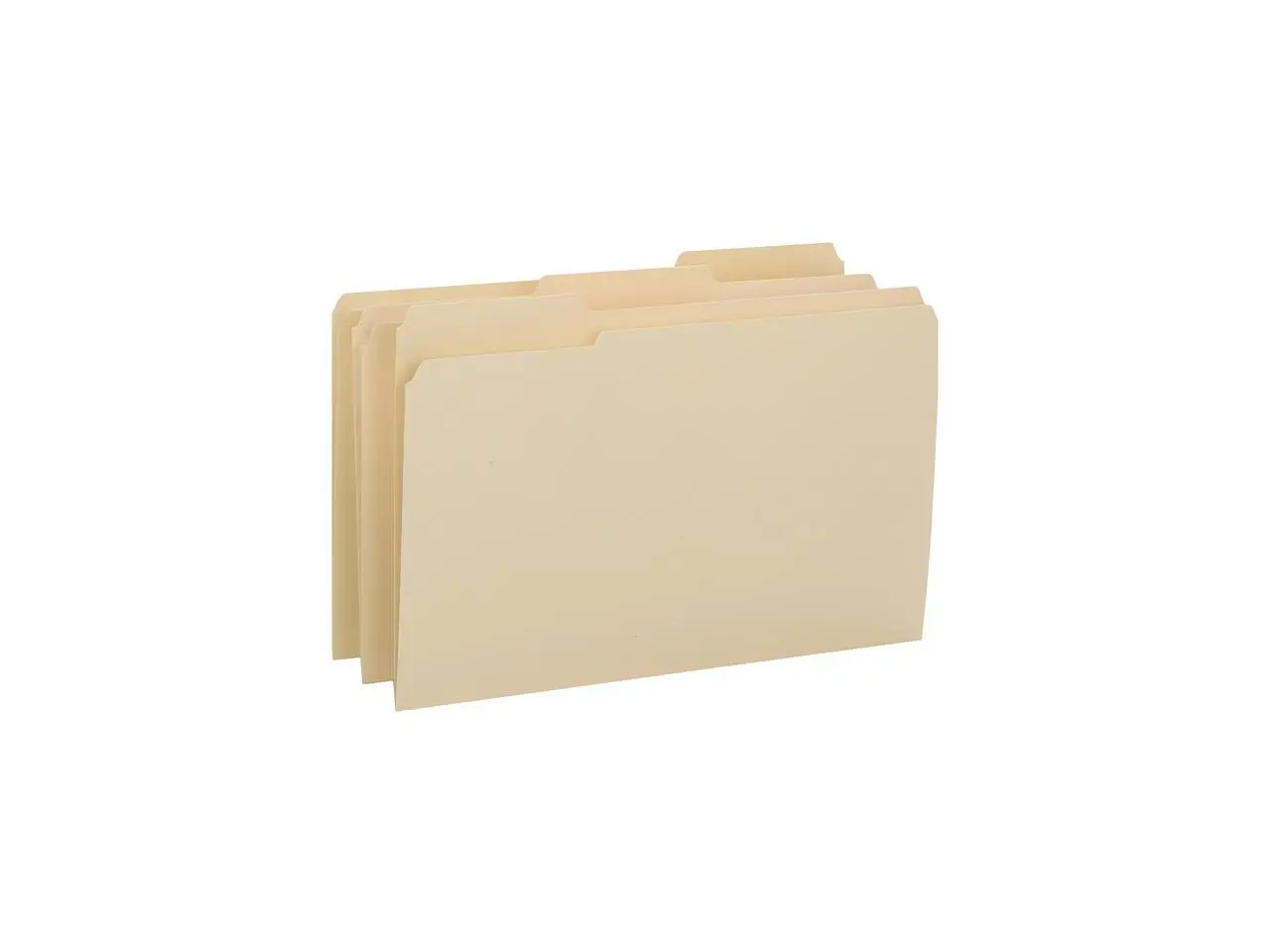 Smead 15434 File Folders, 1/3 Cut Reinforced Tab, Legal, Manila, 100/Box