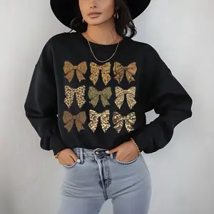 Mini camo bows T-Shirt or Crewneck Sweatshirt love casual comfortable super soft relaxed fit unisex Sizing womenswear Streetwear Long Sleeve Top