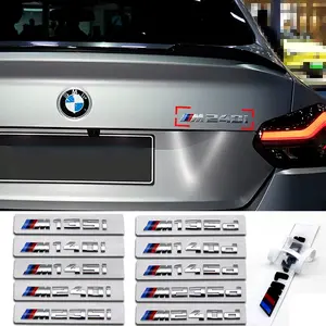 Bmw M Series Rear 3D Letter Sticker, Metal Stereo Tail Emblem for M340i/m440i/m530d/m550i/m630i/m760li/m850i, Car Modification Accessory