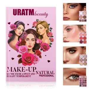 43 Colors All In One Face Makeup Palette Eyeshadow Blush Contour Highlighter Multi Use Full Face Pigmented Blendable Formula High Pigmentation Makeup Compact Travel Palette Travel Makeup Kit