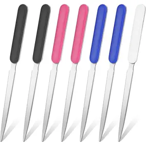 7 Pack Letter Opener Set 7.5 Inch Stainless Steel Envelope Slitter Efficient Mail Opener Tool Ideal for Office and Home Use