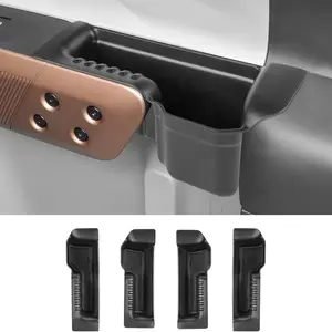 4pcs Car Door Storage Boxes for Ford Maverick 2022-2026, Organizer Tray for Gloves, Phone Pocket, Interior Accessories