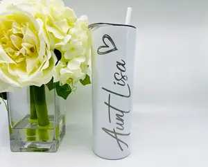 Personalized Tumbler, Insulated Skinny Tumbler, Girls Trip Cups, Aunt Tumbler, Custom Tumbler Drinkware Flasks Lid Stainless