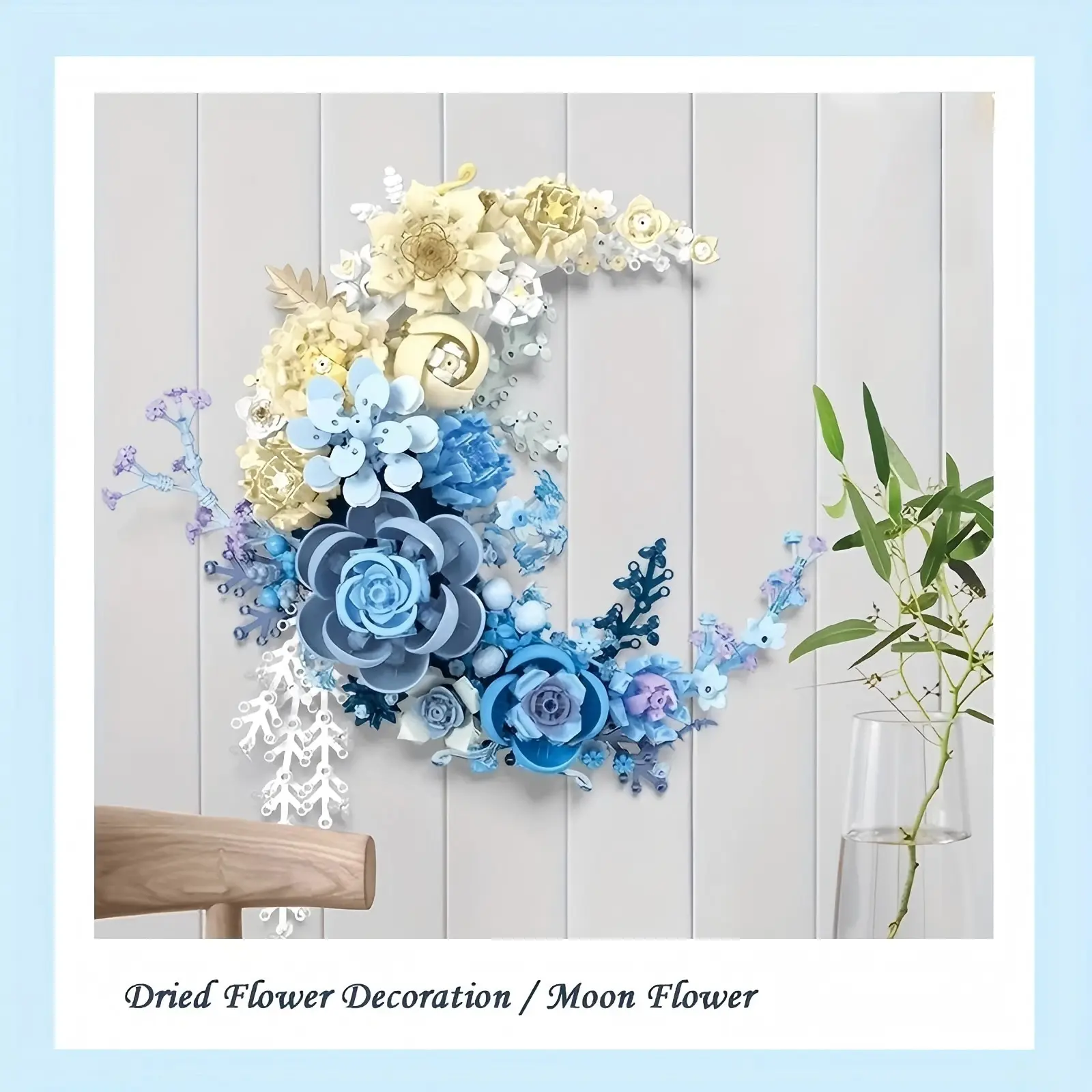 Blue Moon Flower Adult Building Block Set, Building Blocks Model