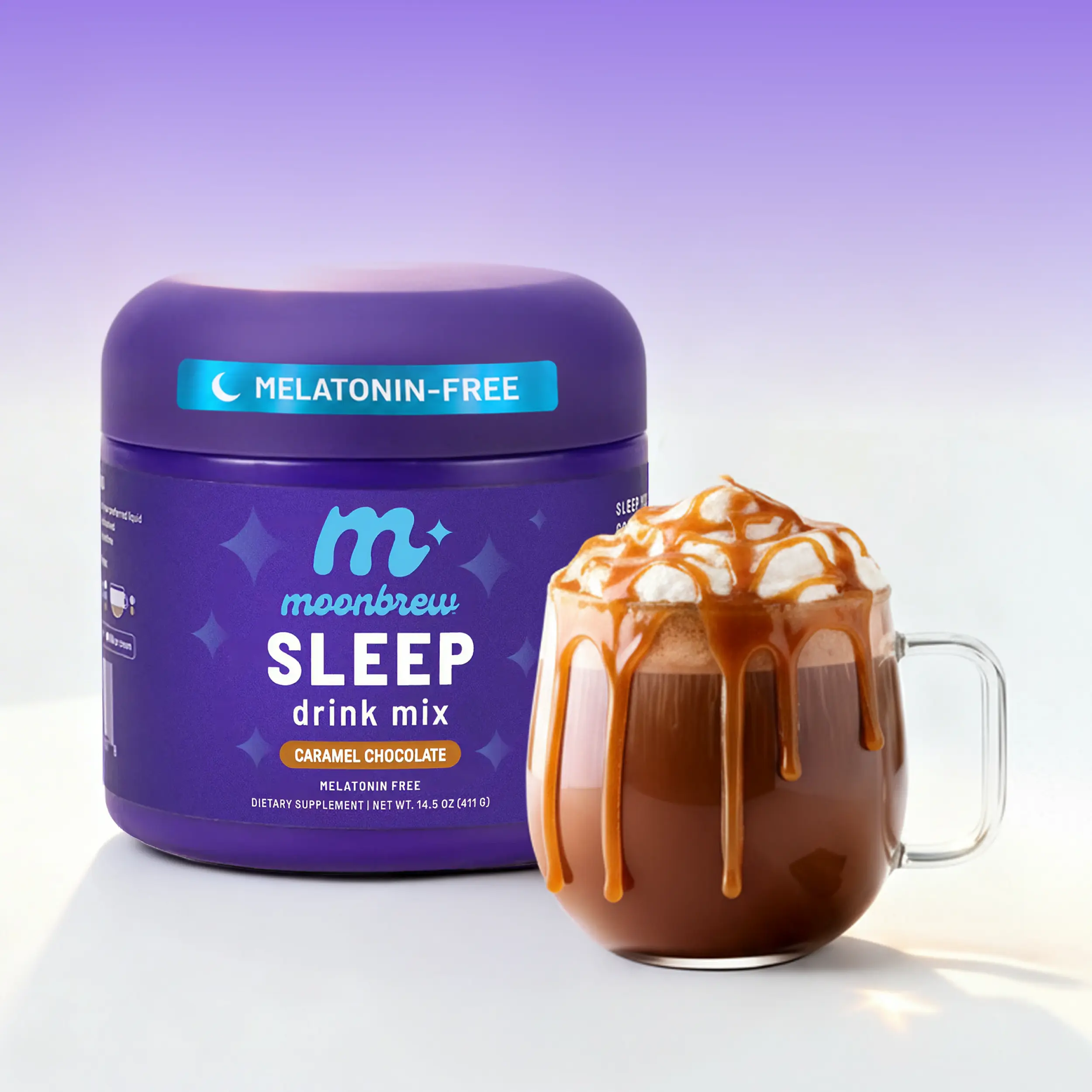 MoonBrew Caramel Chocolate Magnesium (Magnesium) All Natural Cozy Sleep Aid MoonBrew Caramel Chocolate Magnesium (Magnesium) All Natural Cozy Sleep Aid