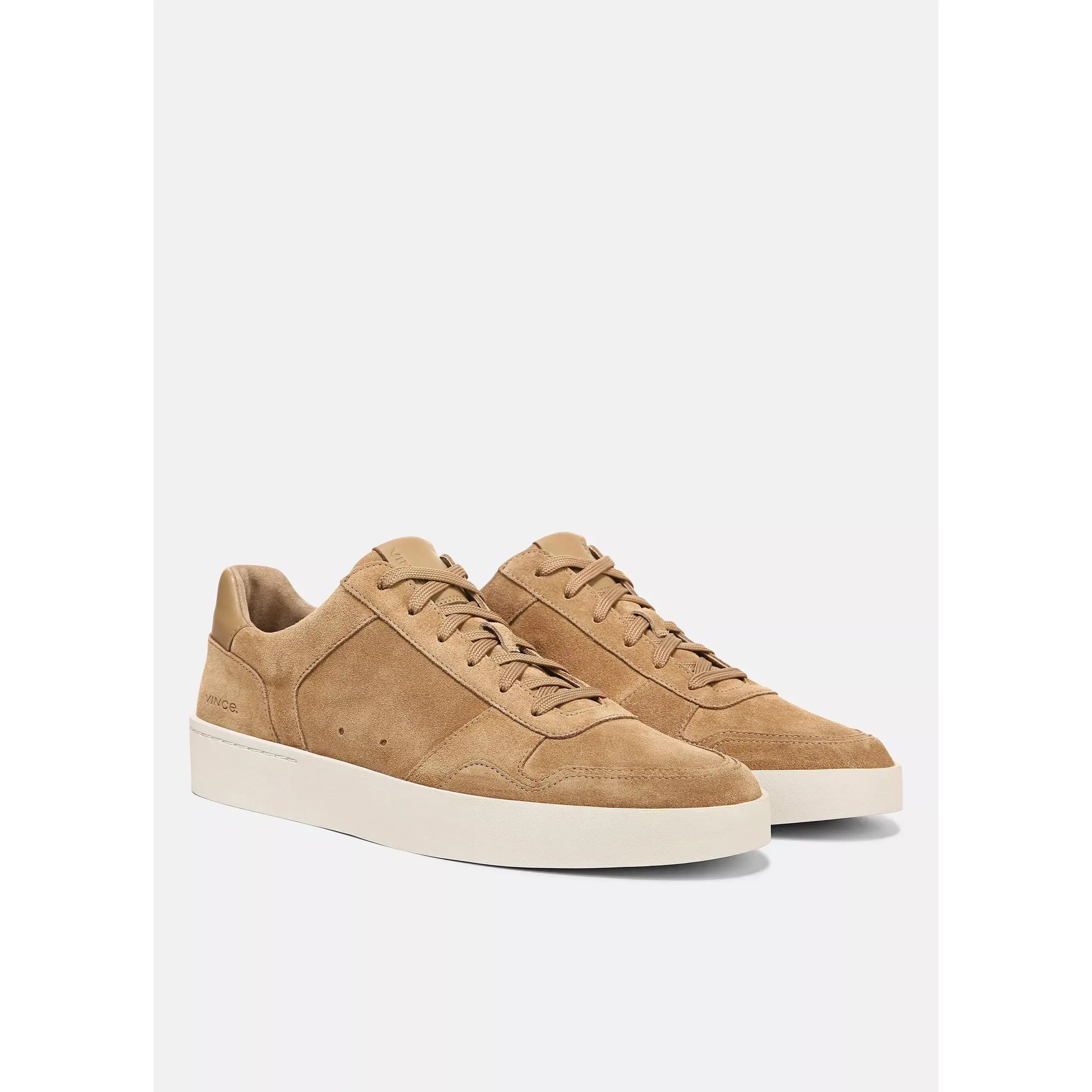 Vince Men’s Peyton Leather Lace-Up Sneakers - New Camel