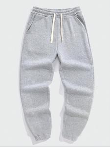 men's plain drawstring waist sweatpants, casual pockets design jogger pants for fall, fashion men's bottoms for daily wear, boys clothing, pants for men, work pants men, cuffed joggers, straight leg streetwear joggers, mens clothing, baggy jogging pants