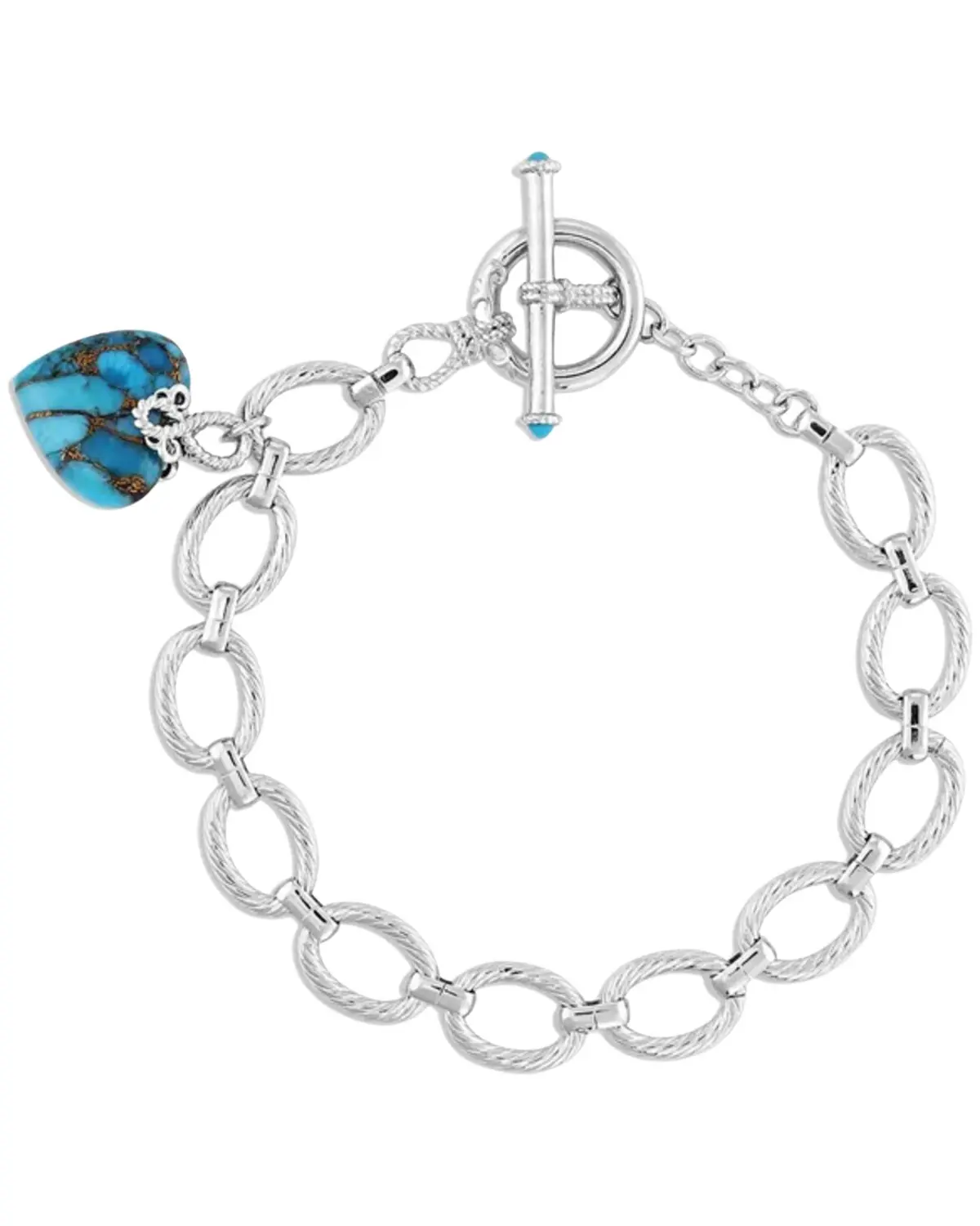 Montana Silversmiths Women's Women'S Untamable Heart Of Stone Bracelet - Bc5189