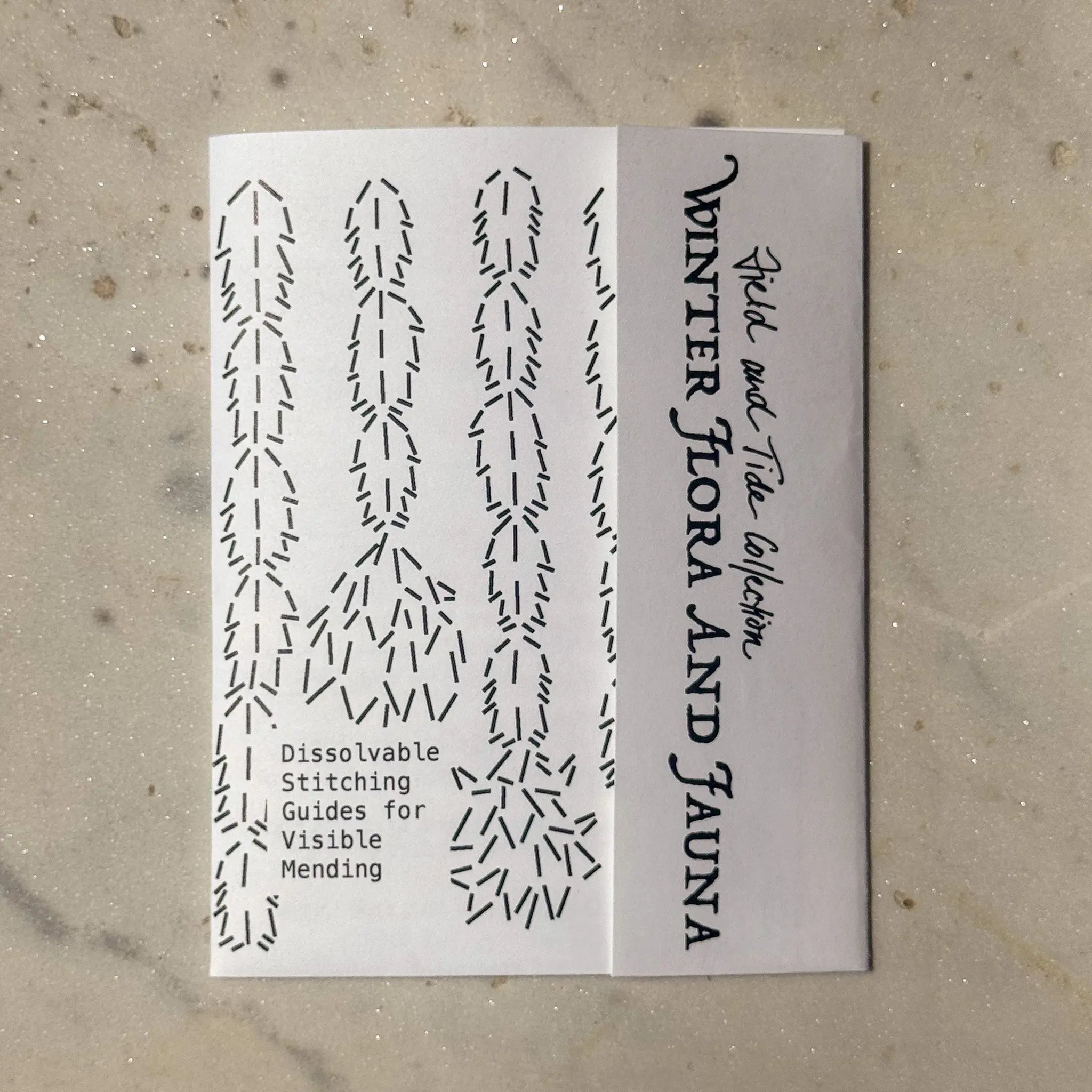 Winter Flora and Fauna : Visible Mending Transfers