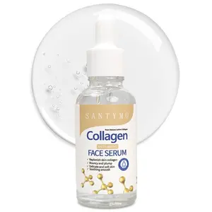 JD CONCEPT Santymo Gentle Collagen Face Serum 1 fl oz - Anti Aging Facial Serum for Sensitive Skin, Nourishes Fine Lines & Dullness to Firming & Brightening, Lightweight Essence with Triple Hyaluronic Acid & Vitamin C