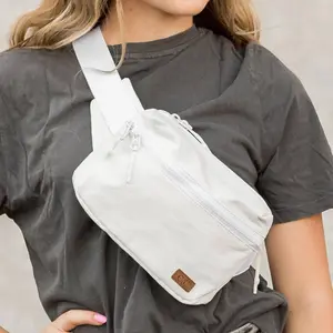 C.C Zipper Cross-Body Bag | Sling Pack | Fanny Pack