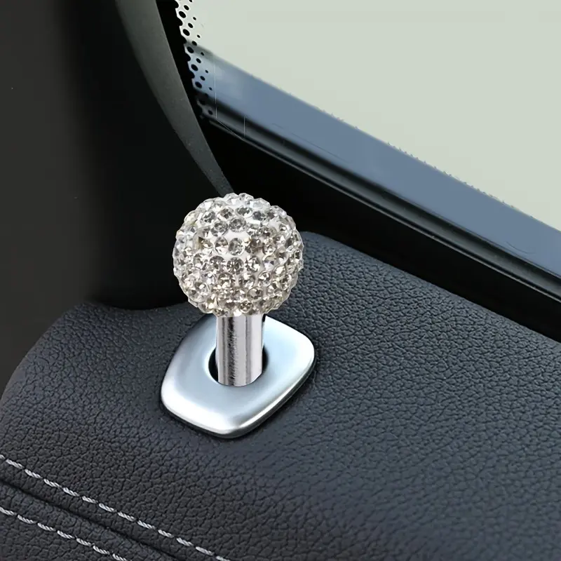 Upgrade Your Car with a Luxurious Diamond Door Handle - Universal Artificial Diamond Car Door Handle Car Accessories