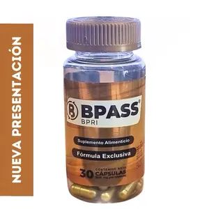 BPASS BPRI | Suplemento Alimenticio en Cápsulas | Fórmula Herbal | 30 Cápsulas Dietary Supplement Capsule