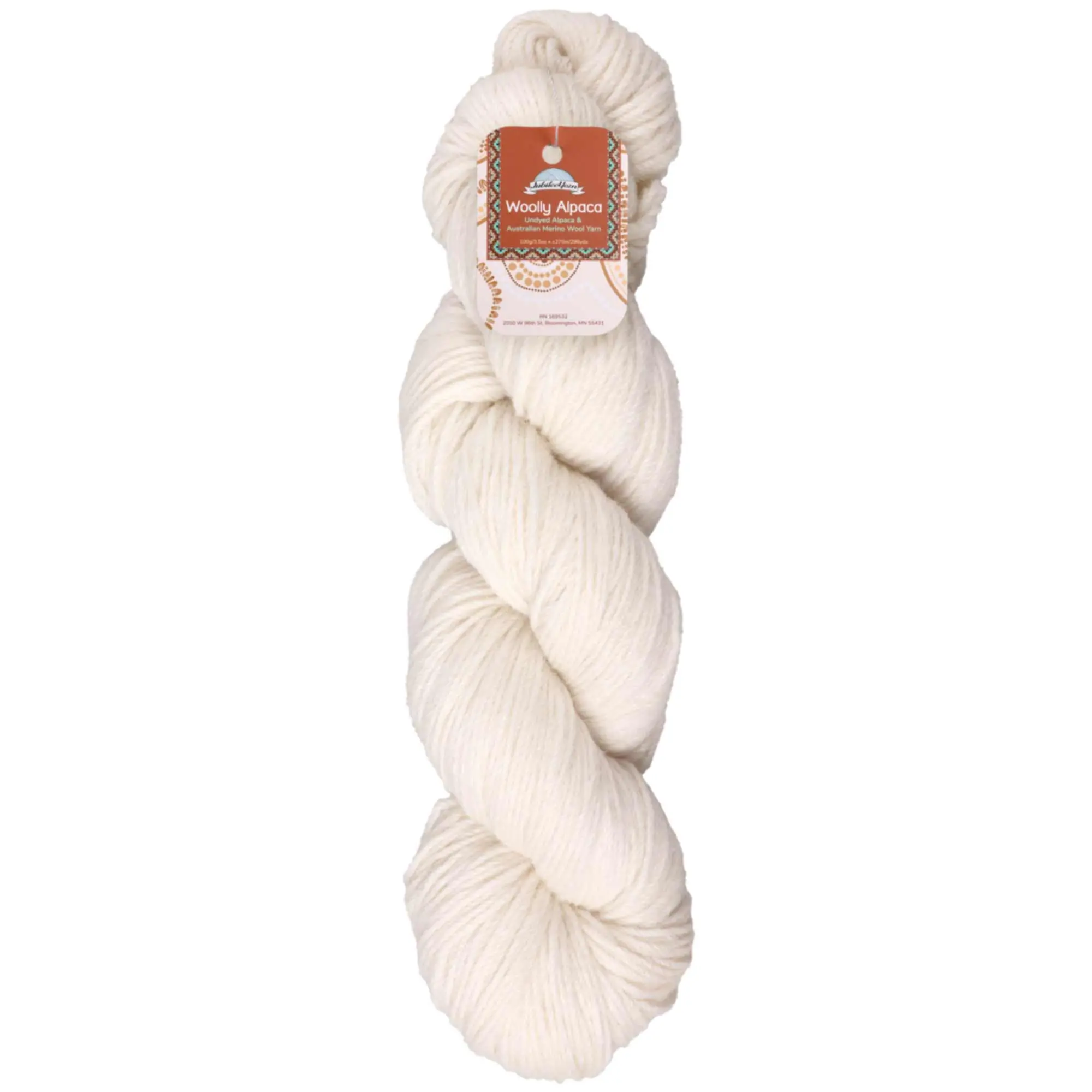 Undyed Woolly Alpaca Yarn