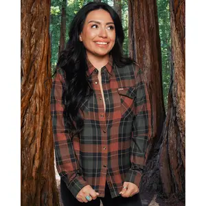 Women's Redwood Forest Flannel - This Land Series